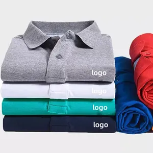 Oem Summer Sports Men's Polo T-shirts Custom Logo Men Golf Polo Shirt Polyester Spandex Breathable Sublimation Golf Polo For Men