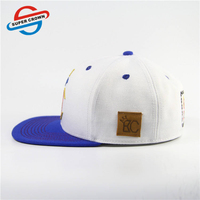 Casquette Snapback Personnalisée Broderie 3D Visière Plate Casquette de Baseball Chapeau de Fête Sportif Extérieur Fermeture Arrière avec Logo Brodé Couronne 3D