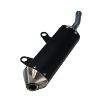 Silencieux d'Échappement de Moto pour Pièces de Pit Bike, Puissant Silencieux 32mm pour Système d'Échappement de Dirt Bike