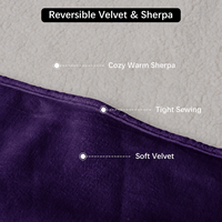 Couverture imperméable en flanelle Sherpa, personnalisable, anti-fuite, pour lit et canapé, fournie directement par l'usine