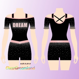 Fabricant OEM Service Cheerleader Outfits Cheerleading <span class=keywords><strong>allstar</strong></span> uniforme - Product Image 2