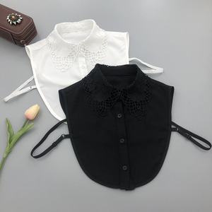 Colletto Finto Staccabile in Pizzo Bianco Ricamato Personalizzato in Poliestere per Accessori da Donna, Direttamente dalla Fabbrica - Product Image 6