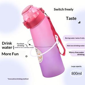 Bouteille d'eau aromatisée pour enfants sans BPA avec logo personnalisé, technologie d'arôme par capsule de fruits, cadeau promotionnel innovant - Product Image 3