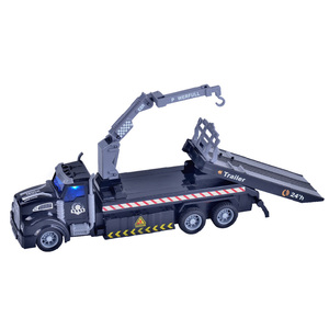 R/C Mobil Super Polisi Truk Derek Mainan Truk Liburan Truk Mainan Tugas Berat Traktor Trailer Kontainer Trailer Datar - Product Image 1