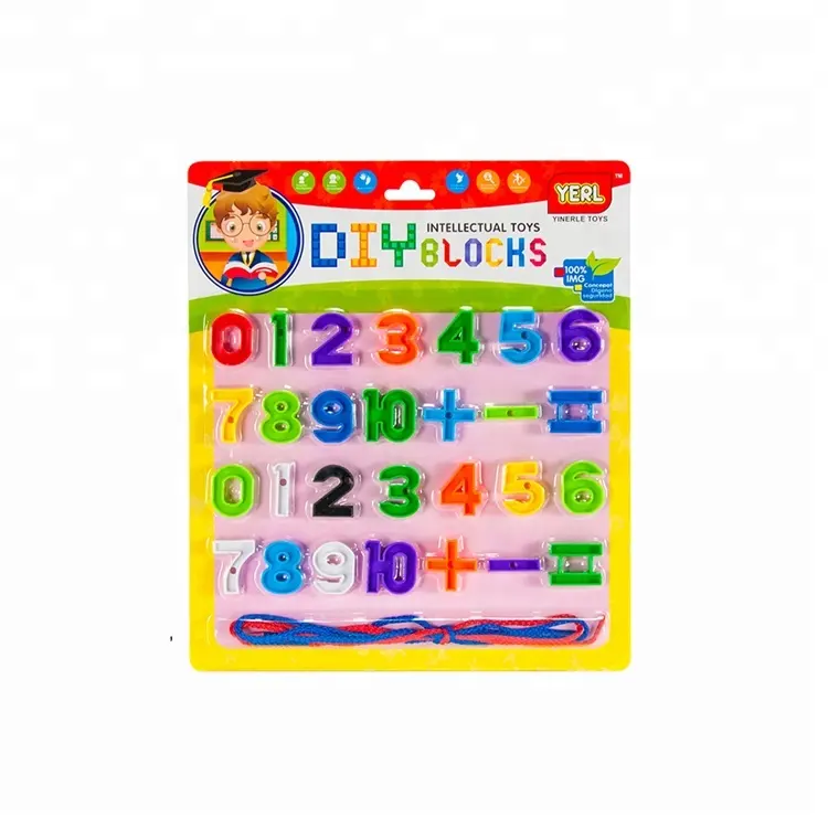 مجموعة ألعاب الأطفال البلاستيكية من مجموعة اصنعها بنفسك لعبة تعليمية للأطفال ألعاب أرقام وخطوط لأغراض رياضيات