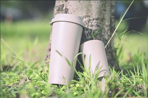 Vaso Ecológico Biodegradable con Tapa - Fibra de Té Compostable, No Requiere Reciclaje, Se Descompone en H2O y CO2, Seguro, Limpio y Sostenible - Product Image 6