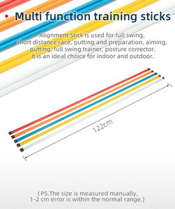 Заводская штанга для выравнивания гольфа шнурок для гольфа для прицеливания и приспособления для тренировок для гольфа Аксессуары для тренажера - Product Image 5