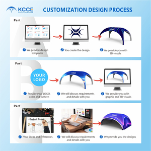 Carpa Domo Inflable KCCE Publicitaria <span class=keywords><strong>de</strong></span> Fácil Montaje, Gazebo Portátil para Exhibición <span class=keywords><strong>de</strong></span> Marca y Eventos <span class=keywords><strong>de</strong></span> Automovilismo - Product Image 5