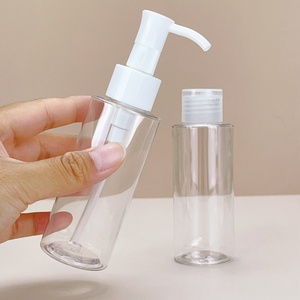 Botella Transparente Vacía para Loción con Tapa de Rosca, 100ml, 120ml, 150ml, 200ml, Botella de Plástico para Cosméticos, Tónico, con Tapa Abatible - Product Image 5