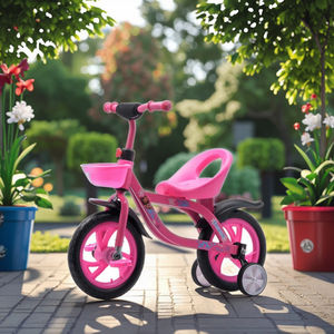 Nuovo Design Triciclo a <span class=keywords><strong>3</strong></span> Ruote <span class=keywords><strong>per</strong></span> <span class=keywords><strong>Bambini</strong></span> da 2 a 4 <span class=keywords><strong>Anni</strong></span>, Giocattolo in Plastica con Cestino <span class=keywords><strong>di</strong></span> Sicurezza - Product Image 6