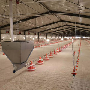 Ligne d'alimentation automatique pour poulet volaille tasses nouvelle condition ligne à boire alimentation pour poulet mangeoire - Product Image 1