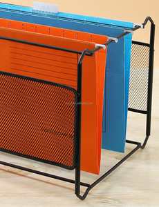 Riviste e giornali da ufficio all'ingrosso grande Rack FC rimovibile grande capacità di stoccaggio cestino Desktop in rete metallica Rack - Product Image 5