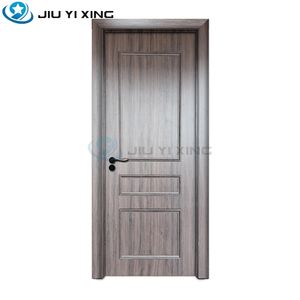 Jiuyixing 100% puerta WPC Interior blanca impermeable con marco 40Mm/45Mm Panel de núcleo hueco sin grietas para dormitorio en <span class=keywords><strong>Argentina</strong></span> - Product Image 1