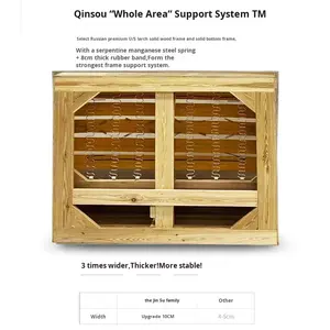 वाबी-साबी शैली के सूती लिनन कपड़े तीन-सीटर सीधे सोफे हटाने योग्य धोने योग्य टोफू ब्लॉक - Product Image 6