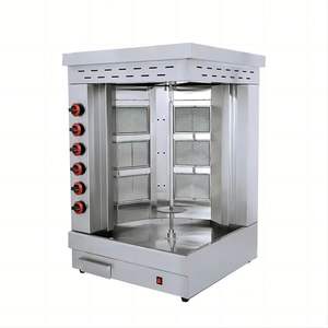 Machine à double Shawarma Couteau électrique Type gaz Grill Charcoal a <span class=keywords><strong>Four</strong></span> <span class=keywords><strong>Pain</strong></span> 8 Feux Mobile Portable Maker Cutter Rotisserie Lavash - Product Image 4