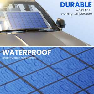 Chargeur solaire portable Db 12V PWM avec ports USB et DC pour l'entretien des batteries de voiture et de bateau - Product Image 3