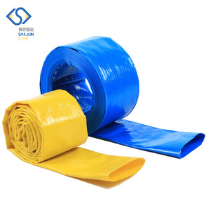 <span class=keywords><strong>Tuyau</strong></span> d'irrigation agricole haute pression en <span class=keywords><strong>PVC</strong></span> plat avec protection anti-UV, diamètre de 1 à 6 pouces pour une évacuation <span class=keywords><strong>flexible</strong></span> de l'eau - Product Image 3