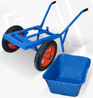 Plateforme de chariot à main pliable en métal robuste de haute qualité pour le jardin, capacité de charge de 150 kg