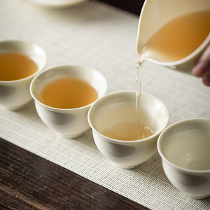 Chinese Celadon Glaze Thin Wall <b>Teacup</b> Porcelain Kung Fu Tea Cup Single Cup Afternoon Tea Use Round Shape Dehua Origin - Product Image 4