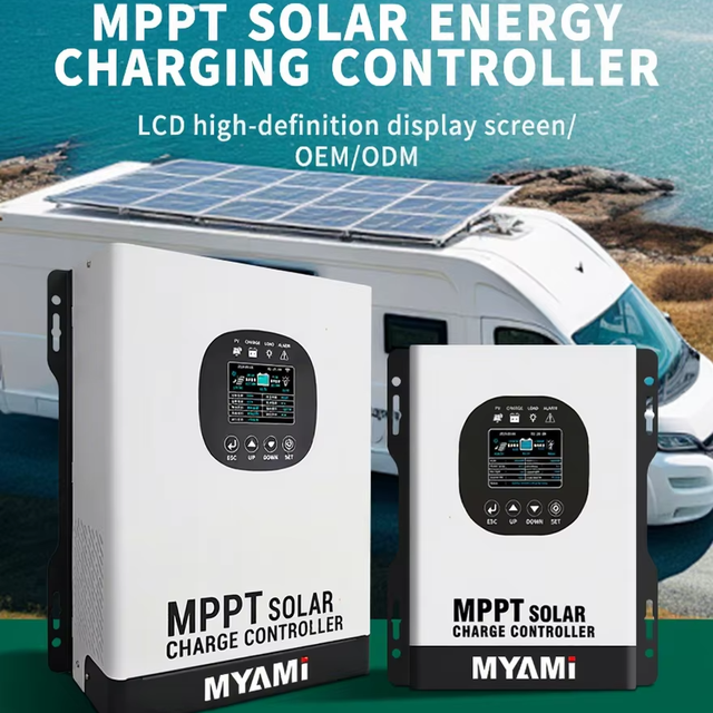 MYAMI MPPT SOLAR ENERGY CHARGING CONTROLLER 40A 60A 80A 100A 120A Max 230V PV Input 12-96V Battery Charger for Lead-acid Lithium