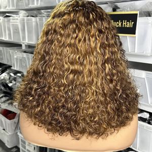 วิกผมบ๊อ<span class=keywords><strong>บ</strong></span>แบ<span class=keywords><strong>บ</strong></span><span class=keywords><strong>ลอน</strong></span>น้ำ ไฮไลท์สีออมเ<span class=keywords><strong>บ</strong></span>ร 4/27 สีแพนิโอ ผมแท้แ<span class=keywords><strong>บ</strong></span><span class=keywords><strong>บ</strong></span>หยิกฟู  พร้อมเชือกผูกด้านหน้าแ<span class=keywords><strong>บ</strong></span><span class=keywords><strong>บ</strong></span> HD 4x4 ไม่ต้องใช้กาว - Product Image 2