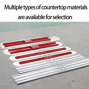 Raclette à béton en acier inoxydable, outil de nivellement du béton - Product Image 3