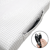 Chaise de stade rembourrée Canbo Deluxe, coussin en mousse portable, siège de stade chauffé par USB pour l'hiver