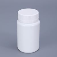 Botella de Medicina de plástico HDPE de grado alimenticio, caja de almacenamiento de pastillas, contenedor de cápsulas de drogas