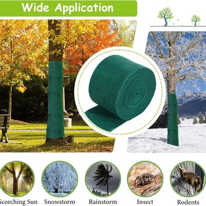 Paquete de Protección para Árboles Más Vendido, Envolturas para Troncos y Vendajes para Plantas, Cinta de Aislamiento para Corteza y Arbustos para el Control de Plagas - Product Image 2