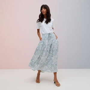 Printed Women's Casual Skirt 100% Cotton Woven - Product Image 2