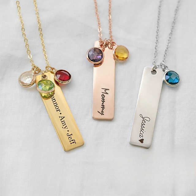 LEPAI Hot Selling Stainless Steel Custom Name Necklace Fashion Jewelry Necklaces Fashion Pendant Necklaces Party Gifts