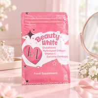 Formule 4-en-1 personnalisée OEM Beauté Marque Blanche avec Glutathion et Collagène pour l'éclat et le bien-être