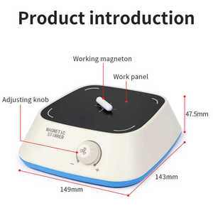 Agitateur magnétique en plastique LA057 Mini 3L pour laboratoire - Product Image 3