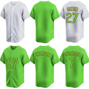 Vente en gros de maillots de baseball unisexes brodés en 3D Texas Ranger # 5 Corey Seager 36 Wyatt Langford 48 Jacob DeGrom Softball - Product Image 3