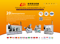 MCHQ-300B Mata Gergaji Karbida dengan Pengasahan Sudut Samping & Depan & Belakang Terpadu CNC (Lengan Robot)
