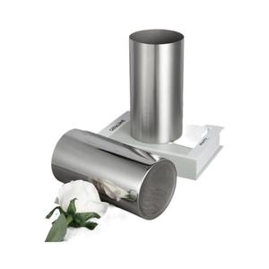 आधुनिक 304 मोटा निर्यात गुणवत्ता धातु बेलनाकार सीधे बैरल वेस पानी के फूल स्टेनलेस स्टील टेबल वेस रख सकते हैं - Product Image 5