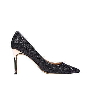 Personalizzato elegante punta a punta tacco alto da donna <span class=keywords><strong>tacchi</strong></span> a spillo scintillante da donna pompa per festa da sposa da sera per l'estate - Product Image 3