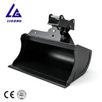 Godet d'excavatrice inclinable de 1200 mm, godet hydraulique inclinable pour nivellement et creusement, homologué CE ISO, capacité personnalisée