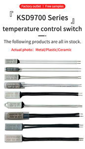 Küçük boyutlu Metal/plastik TB05/TB02/KSD9700 2A/5A hiçbir sıcaklık anahtarı termal koruyucu elektrikli Fan ısıtıcı termostat - Product Image 6