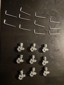 Kit de robinets pour réfrigérateur Bpv-31 compatible avec les tuyaux de diamètre extérieur de 1/4, 5/16, 3/8 pouces, ensemble promotionnel - Product Image 3