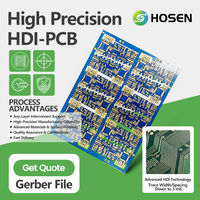 Meilleures ventes : Service de prototypage rapide pour assemblage de circuits imprimés (PCB) avec interconnexion haute densité (HDI) de 1,6 mm d'épaisseur, cuivre 3 oz, finition de surface ENIG