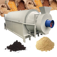 Équipement de séchage rotatif à haute efficacité Machine à rôtir les noix pour graines de tournesol Séchage à tambour de noix de coco Séchoir à graines de thé d'arachide