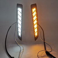 WINAUTO lampu berjalan siang hari LED lampu kabut DRL untuk Geely Boyue PRO/Proton X70 2018 2021 cahaya kuning biru harga pabrik baru