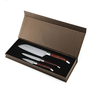 Kitchenware 3-piece High Hardness Kitchen Chef <b>Knife</b> <b>Set</b> Steak <b>Knife</b> Stainless Steel Kitchen <b>Knife</b> <b>Set</b> with Gift Box - Product Image 1