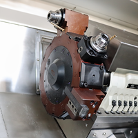 Tour CNC à couple élevé TCK63 pour le traitement des métaux, centre de tournage à grande portée avec outils motorisés et axe Y automatique pour l'usinage des alliages