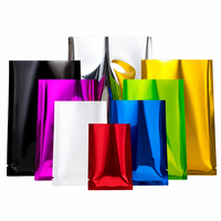 Sacs d'emballage personnalisés à trois soudures latérales, pochettes en aluminium mat Mylar de qualité alimentaire, anti-odeur, vente en gros en vrac, directement de l'usine