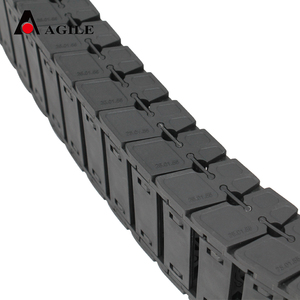 ANJIE Pont de protection de câble en nylon noir haute vitesse, type <span class=keywords><strong>VSK</strong></span> 25*50 mm, faible bruit, pour protection de câble 5-10 m/s - Product Image 5