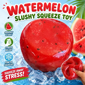Vente en gros usine Jouet à presser réaliste en forme de pastèque, doux, en forme de fruit, à rebond lent, anti-stress, cadeau fantaisie amusant - Product Image 1