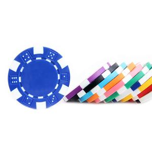คาสิโนชิปพลาสติก PS <span class=keywords><strong>DICE</strong></span> Poker 11.5g พร้อมโลโก้ที่กำหนดเองสำหรับโปรโมชั่นเกมกระดานและของขวัญคุณภาพสูง - Product Image 2