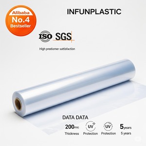 Poly Tunnel Kas Plastic Folie Uv-Resistente 200 Micron Ldpe Plaat Voor Broeikasstructuur En Agrarische Landbouw Gebruik - Product Image 3